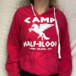 Hot Pink Camp Half Blood Hooded Sweatshirt
